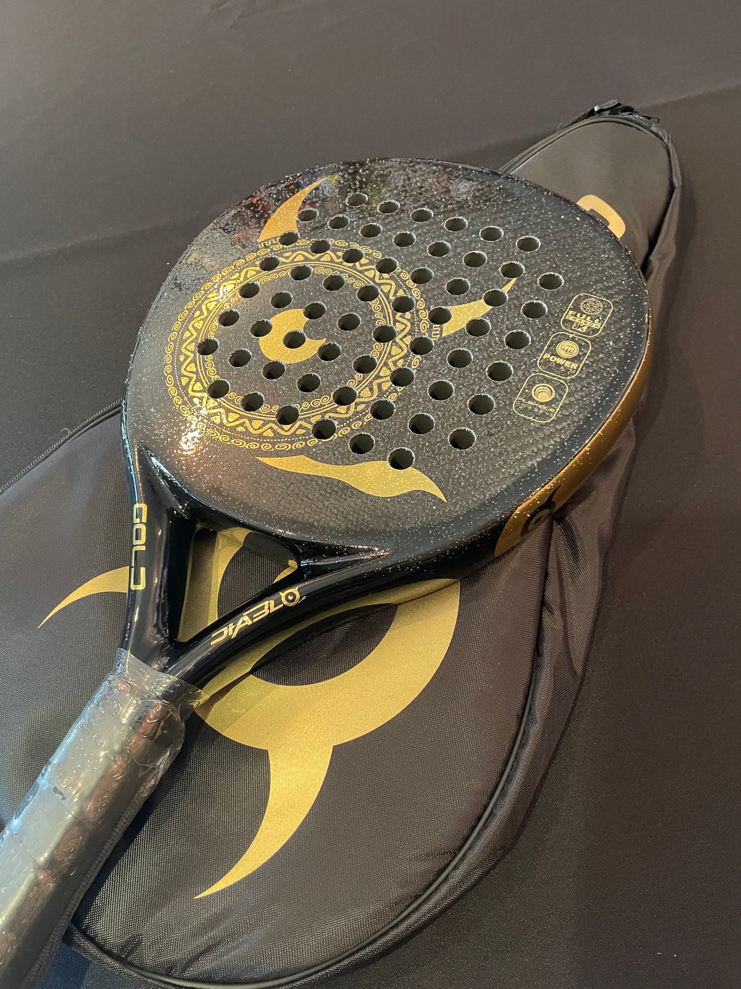 Diablo Padel Racket Gold 3k Pro Padel