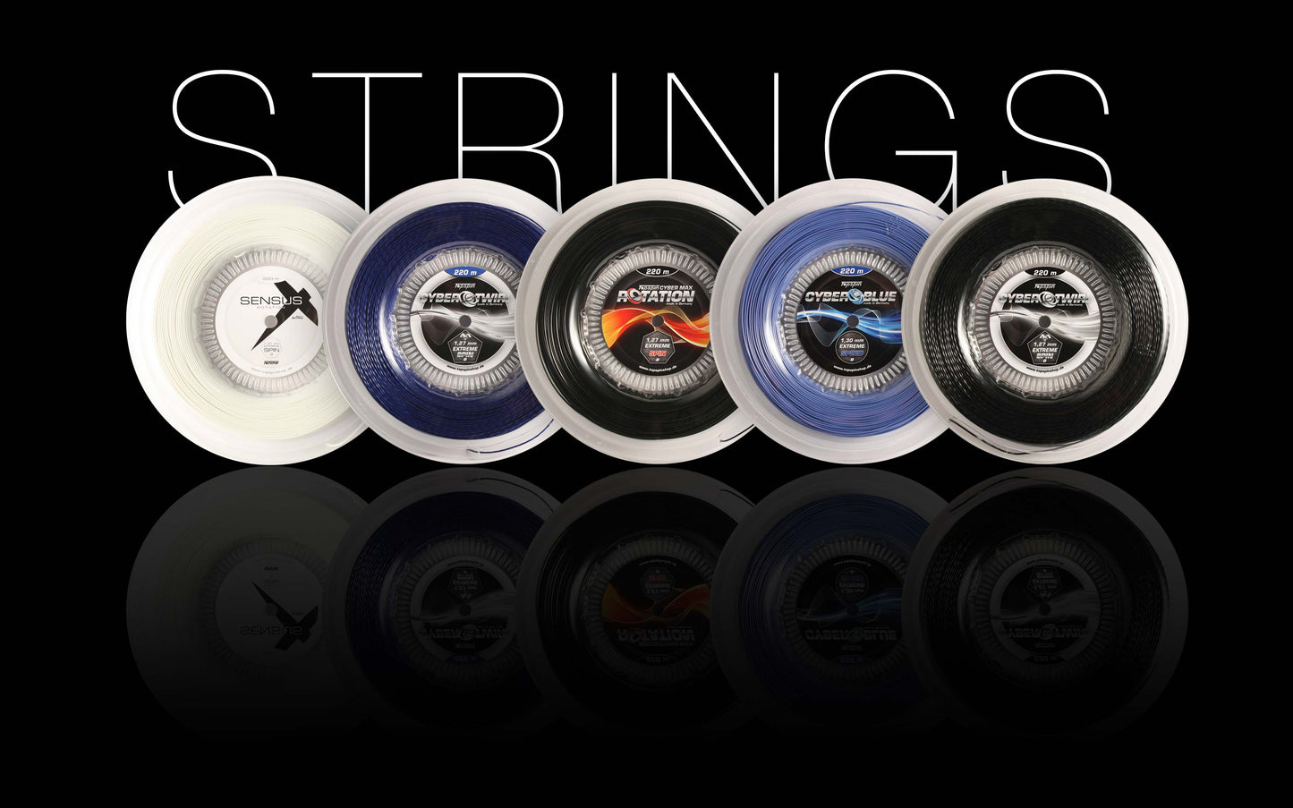 Topspin Racket Strings Cyber Soft 220m