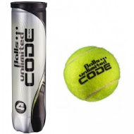 Balls Unlimited 4 Tennis Balls Code Black Tournament