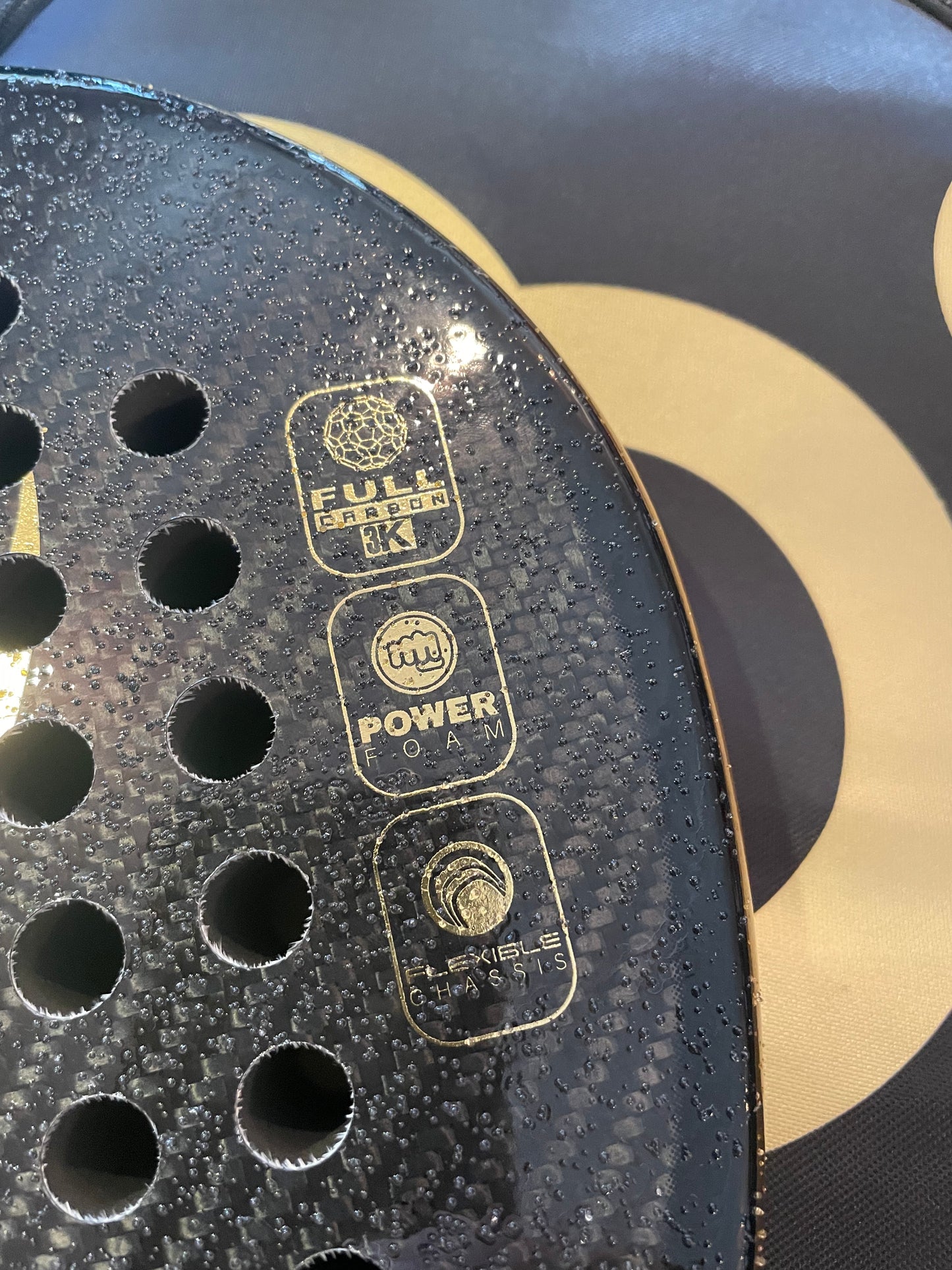 Diablo Padel Racket Gold 3k Pro Padel