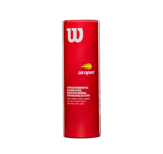 Wilson Tennis Balls Play & Stay US Open Stage 3 Red 3 Pack
